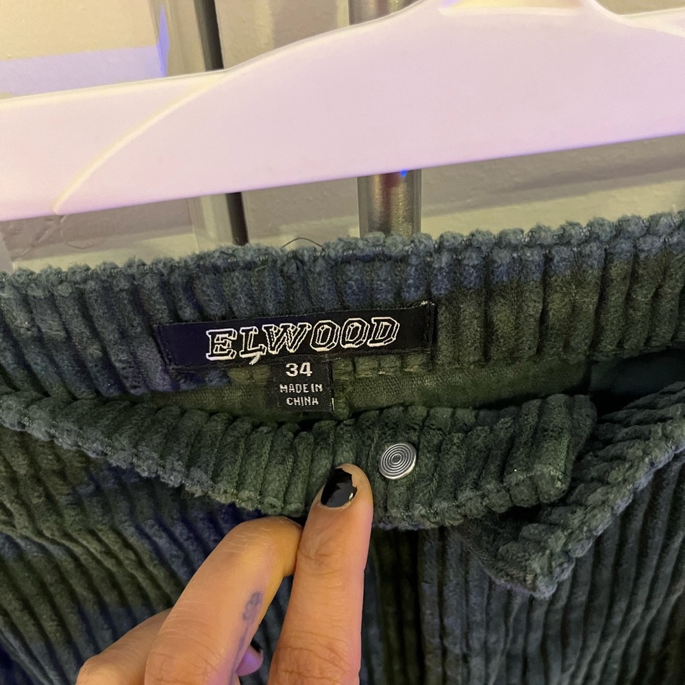 Green Corduroy Pants